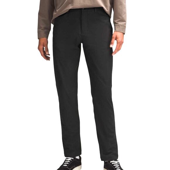 Lululemon ABC Classic-Fit Pant Warpstreme Black Men's Size 36 x 31 EUC - Picture 1 of 12
